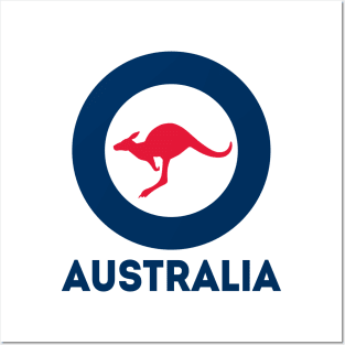Australia Military Roundel, RAAF, Royal Australian Air Force Posters and Art